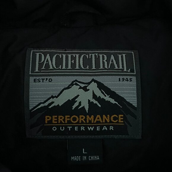 Vintage Pacific Trail Men Puffer Vest Size L Down 80/20 Trail 90s Outdoor Hiking - Picture 7 of 11